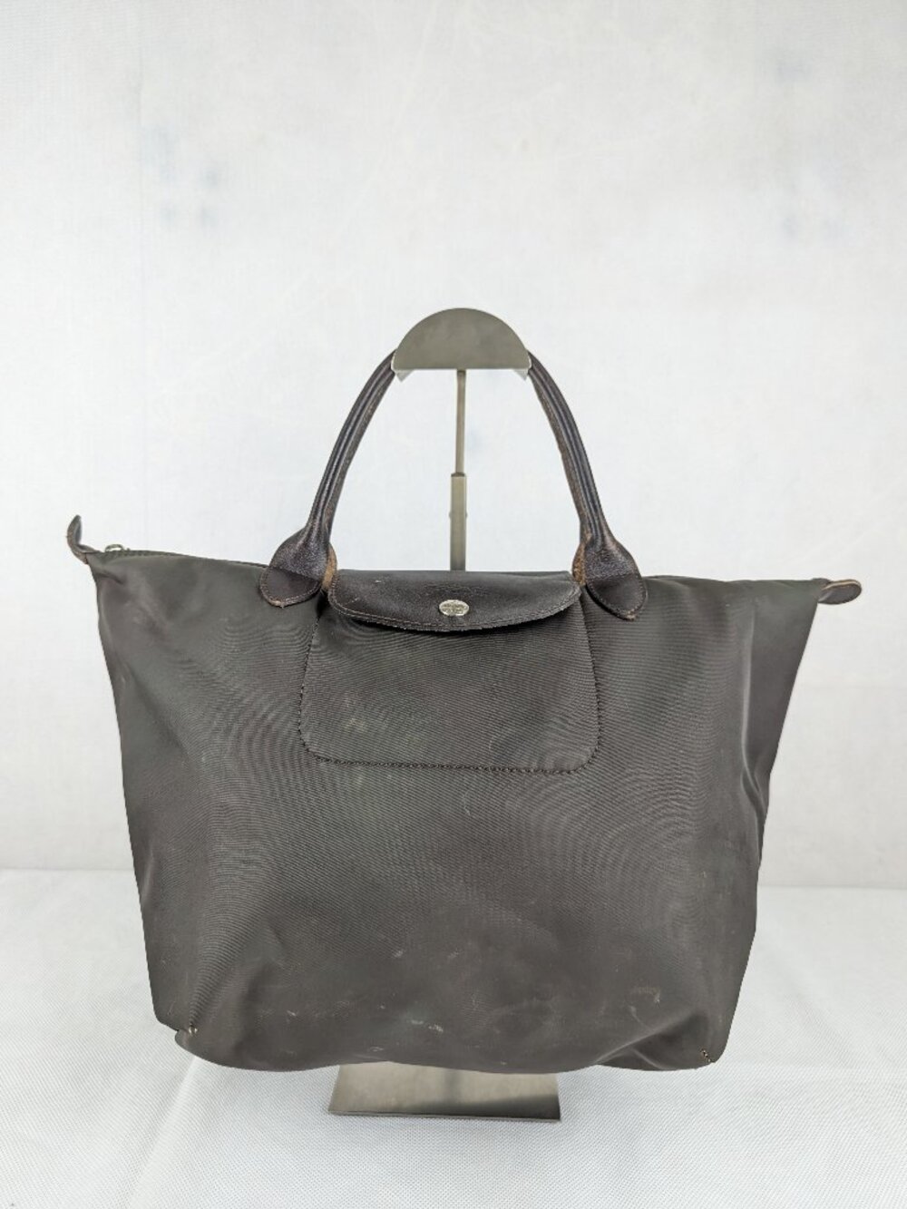 Preloved Longchamp Le Pliage Nylon Tote Bag Gray – Authentic – Quick Dispatch
